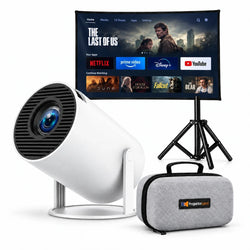 Vidéoprojecteur Luma Compact avec écran, trépied et sac de protection gris