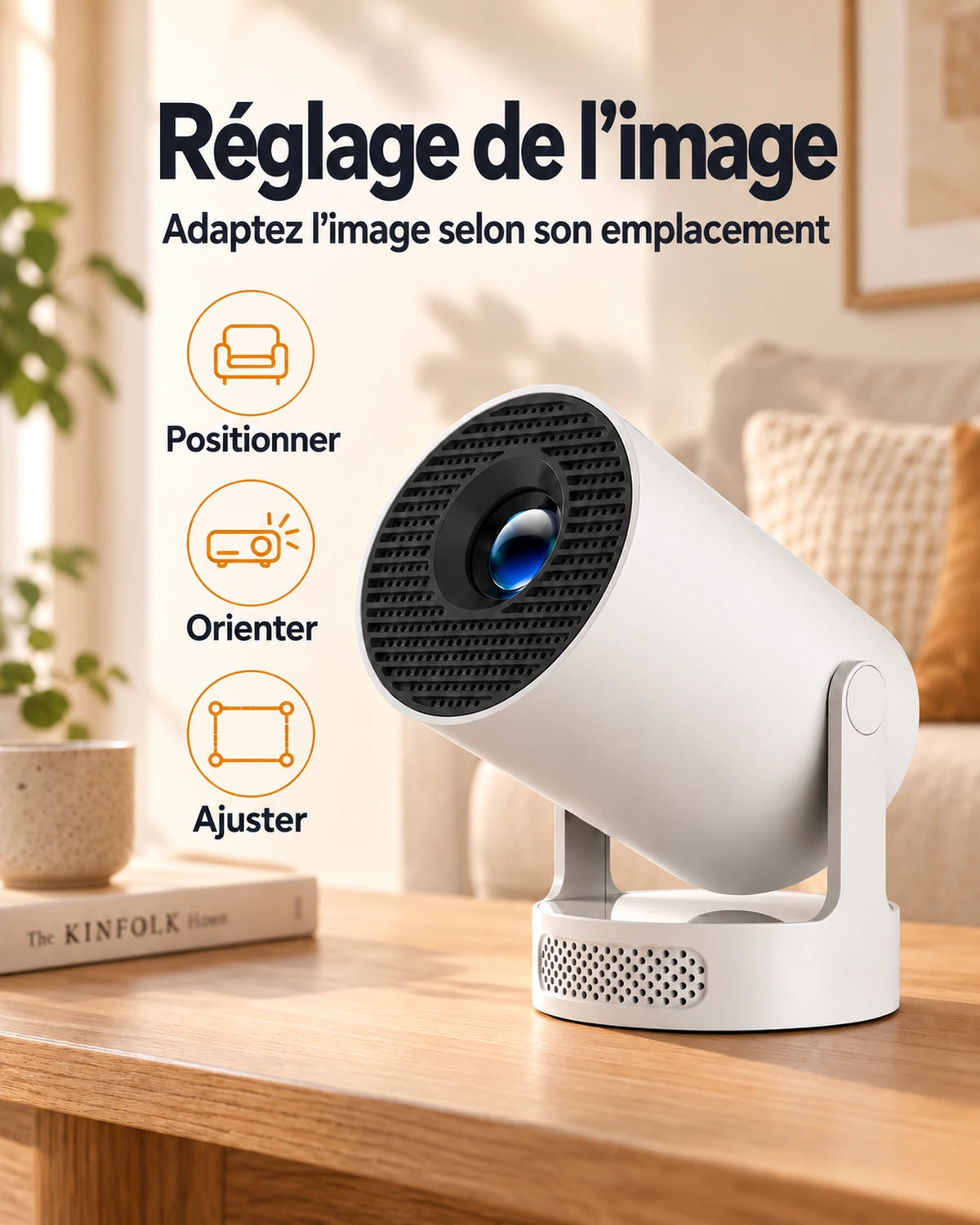 Vidéoprojecteur 4K compatible, 330 lumens ANSI – Luma One, Wi-Fi 6 et Bluetooth 5.0